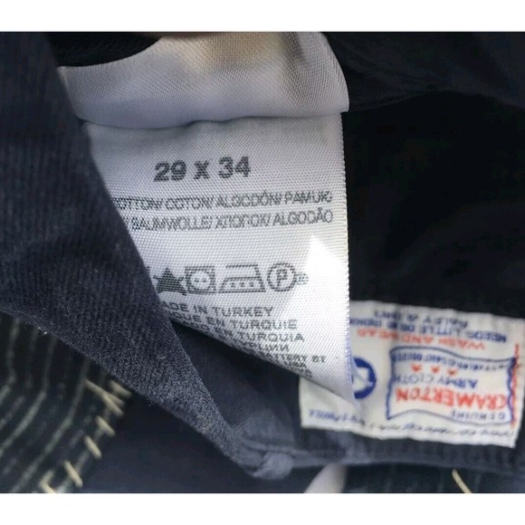 RARE Mens Dockers 29x34 Army Military Cramerton K-1 Khaki Pants Patch Work - Picture 14 of 16